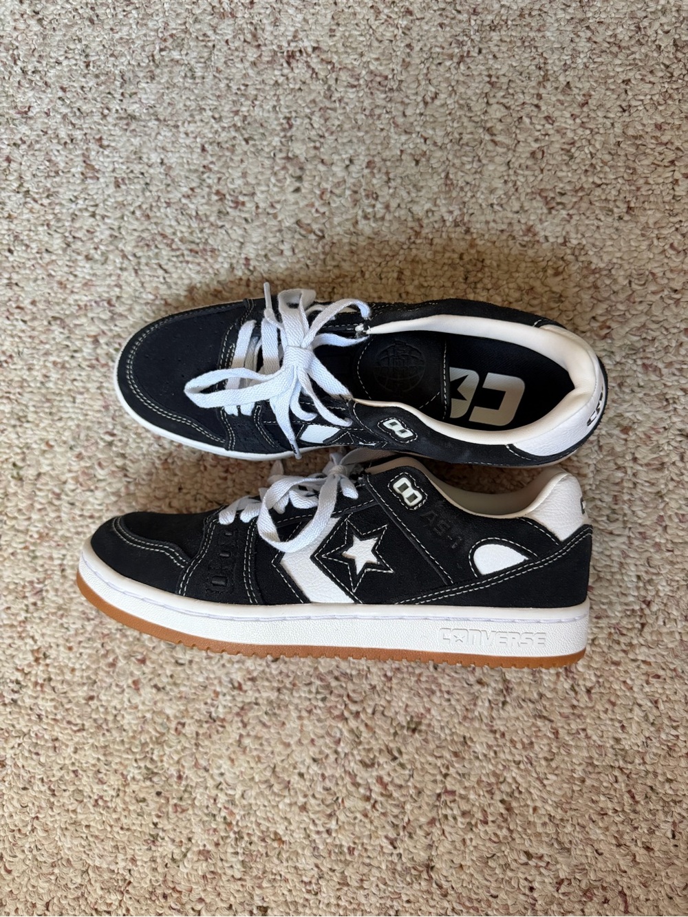 Converse Kids Pro Blaze Low Top Sneakers - Black/White
